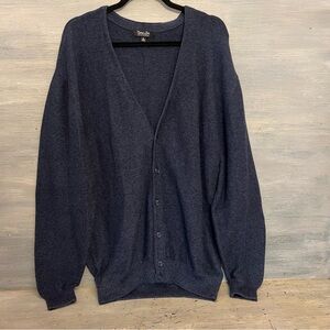 Cypress Links Sportswear‎ Mens Navy Blue Cardigan Sweater XL Like New